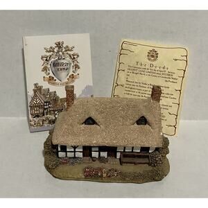 Vtg Collectible Izaak Walton Cottage House Village Sculpture by Lilliput Lane